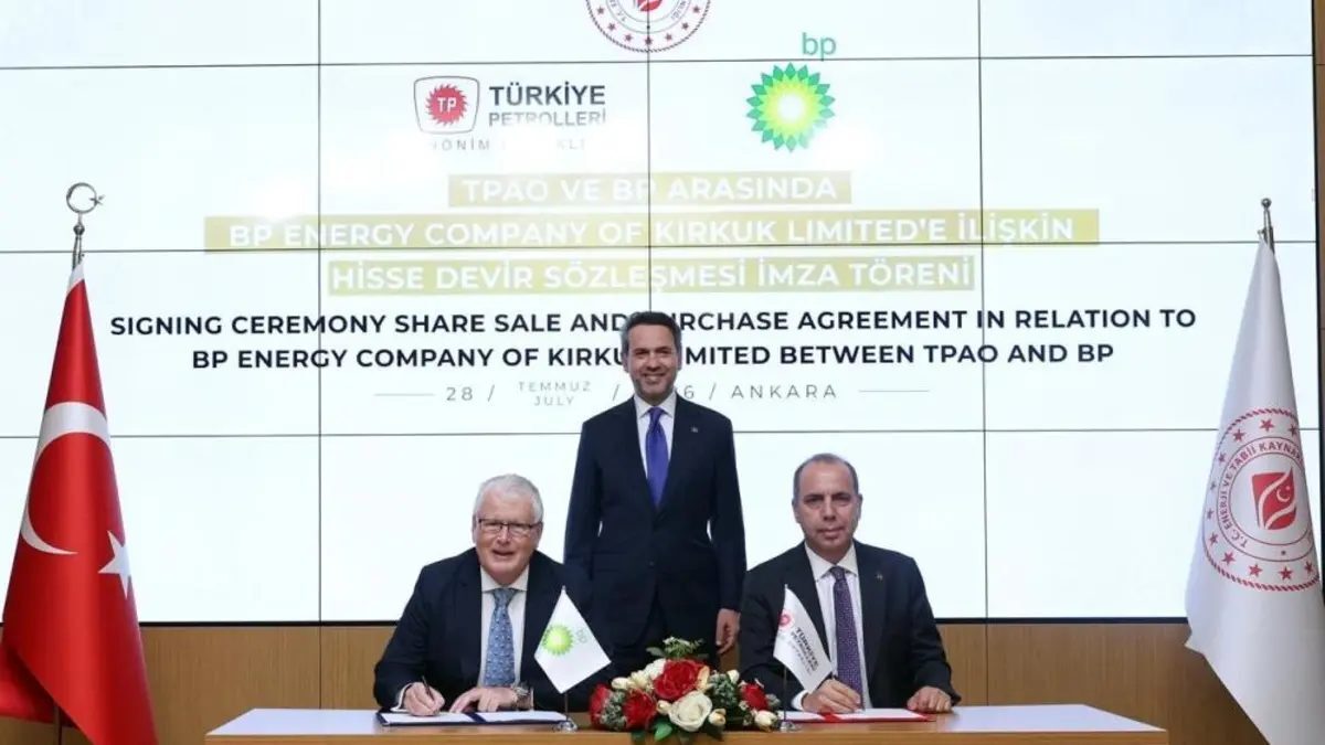 Türkiye Petrolleri'nden BP'ile Kerkük ortaklığı